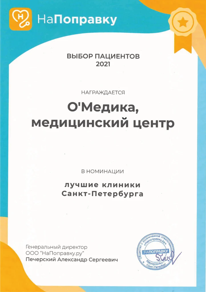 Выбор пациентов — клиника, 2021