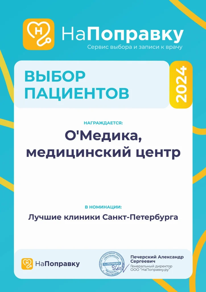 Выбор пациентов — клиника, 2024